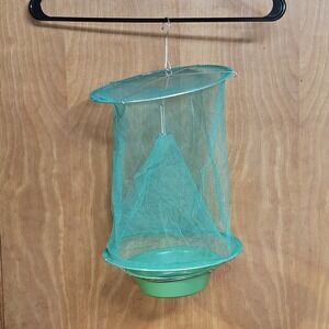 3 Ranch Fly Trap Bag Reusable Catcher Killer Cage Net Pest Bug Hanging Catch NEW
